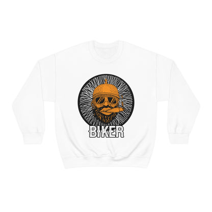 Cool Biker Crewneck Sweatshirt