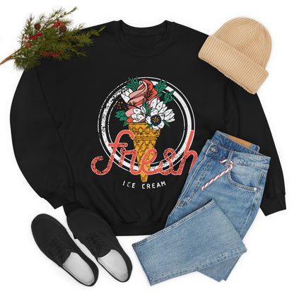 Fresh Like Ice Cream Crewneck Sweatshirt