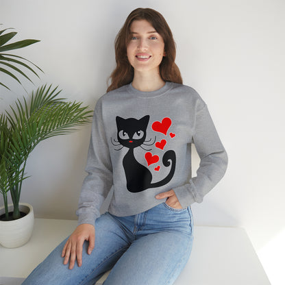 Sexy black cat Crewneck Sweatshirt