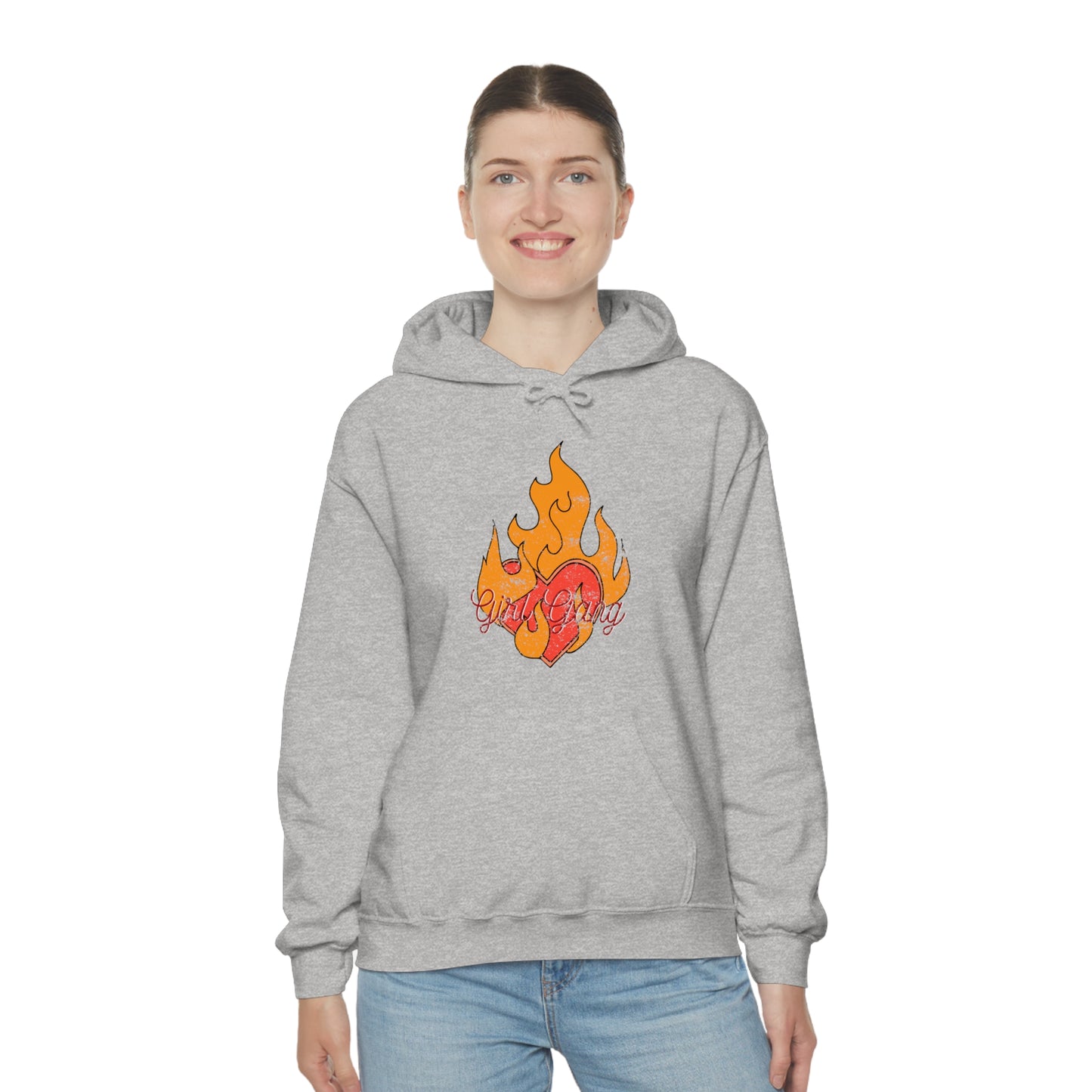 Girl Gang on Fire Hoodie