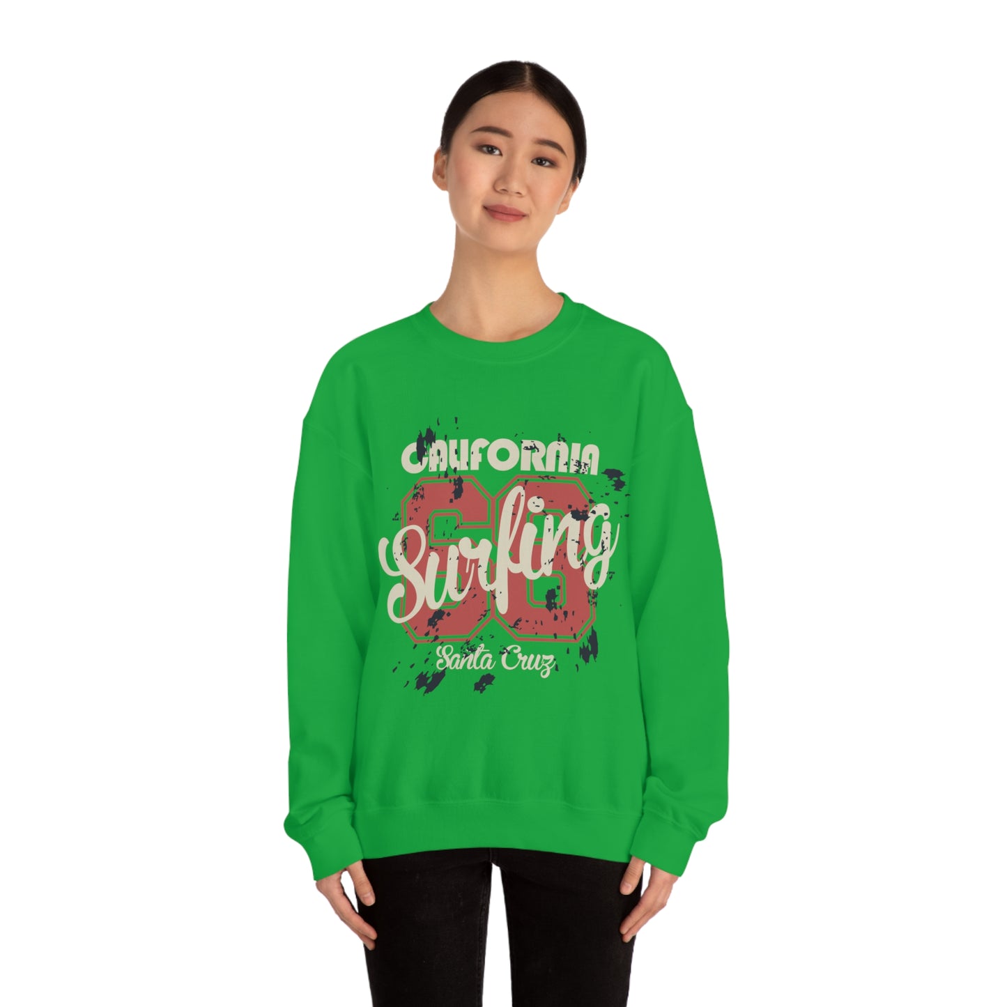 Santa Cruz Surfing Crewneck Sweatshirt