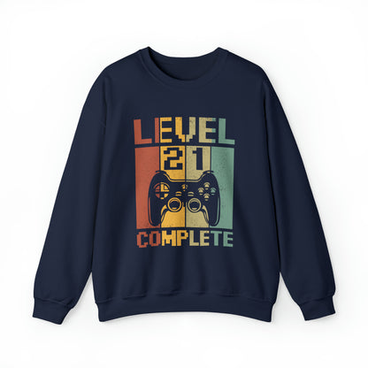 level 21 complete Crewneck Sweatshirt