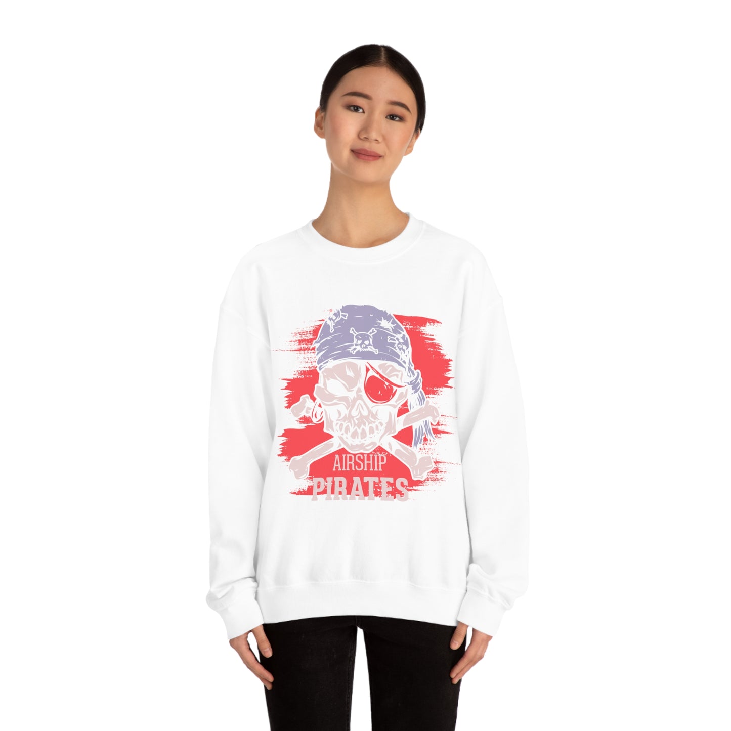 Airship Skull Pirate Crewneck Sweatshirt