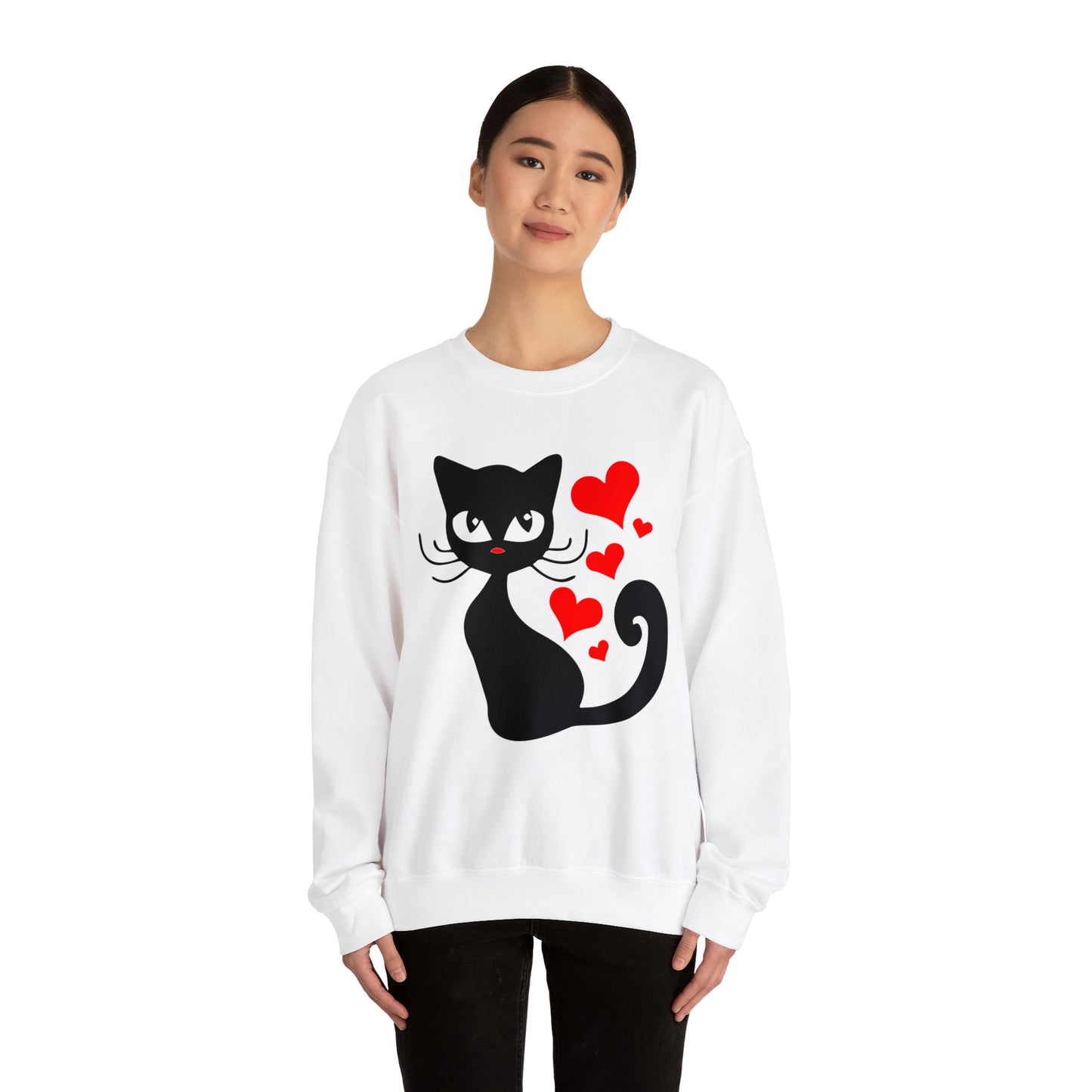 Sexy black cat Crewneck Sweatshirt