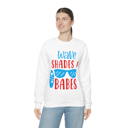 Wave Shades and Babes Crewneck Sweatshirt