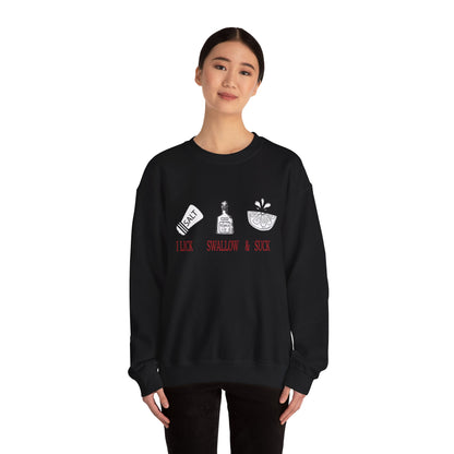 Woman loves tequila Crewneck Sweatshirt