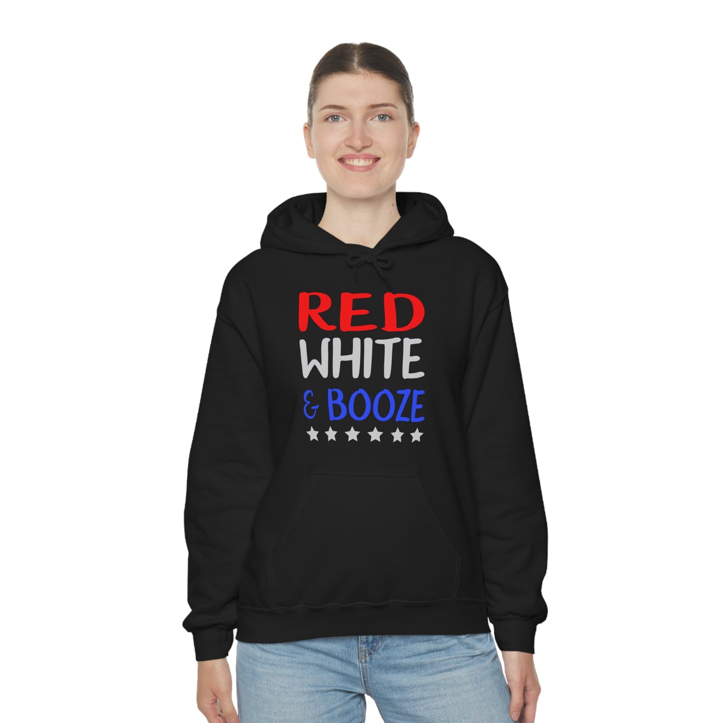 Red  White Booze Hoodie