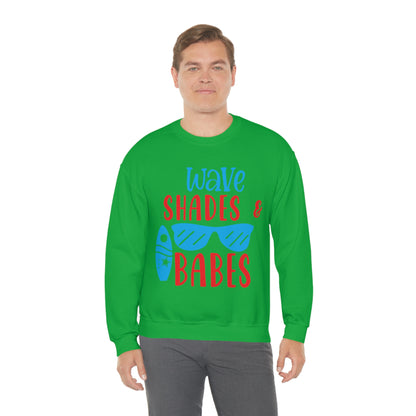 Wave Shades and Babes Crewneck Sweatshirt