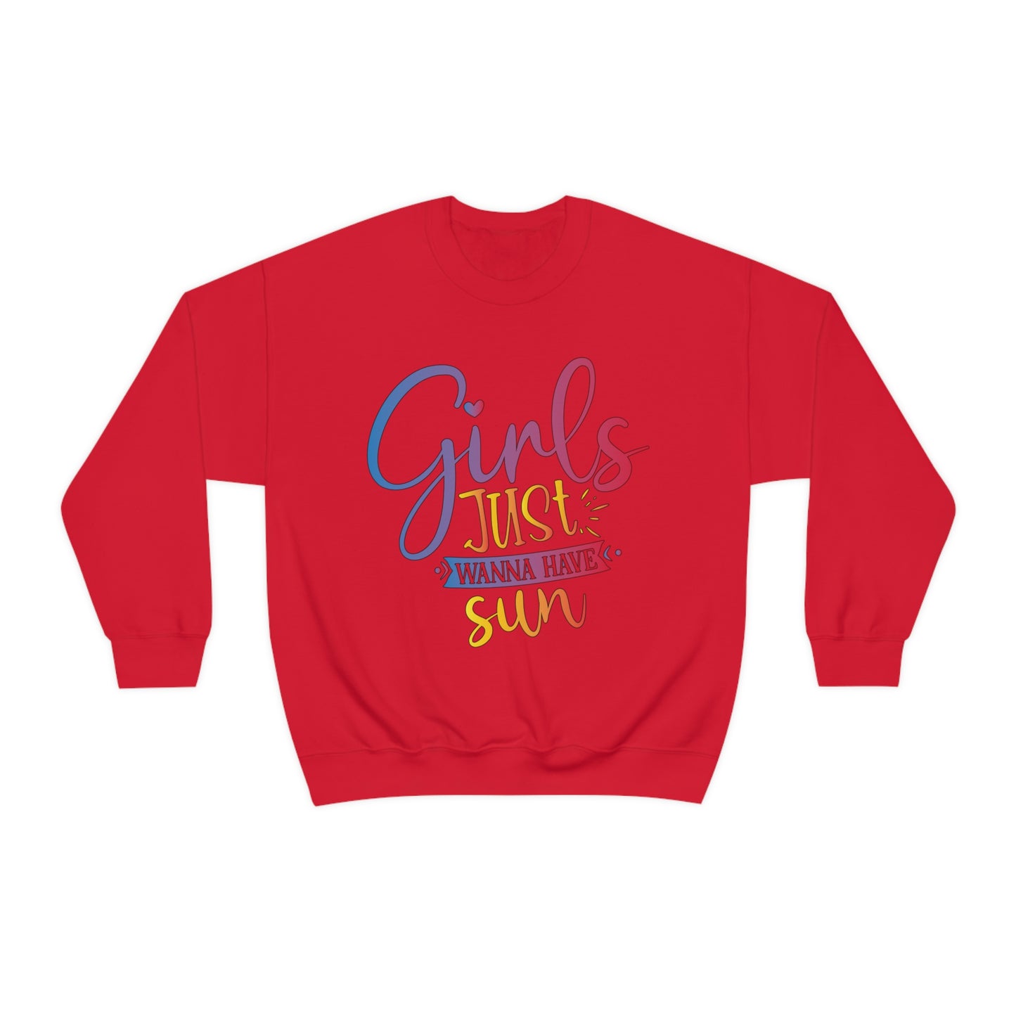 Girls Just Wanna Have Sun Crewneck Sweatshirt