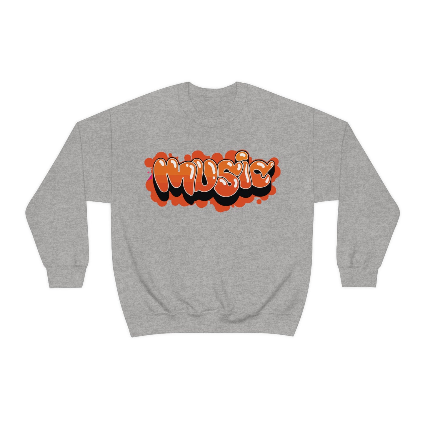 Music graffiti Crewneck Sweatshirt