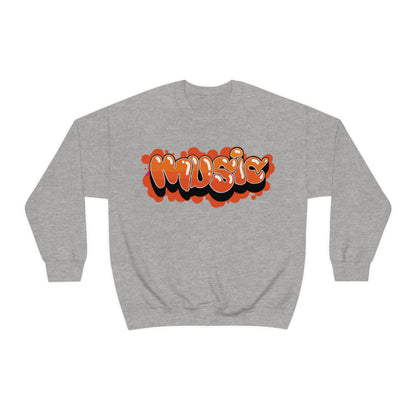 Music graffiti Crewneck Sweatshirt