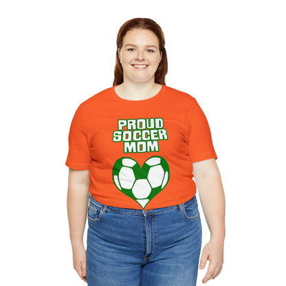 Proud -soccer-mom Heart T-Shirt