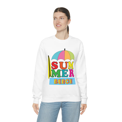 Summer Beach Crewneck Sweatshirt