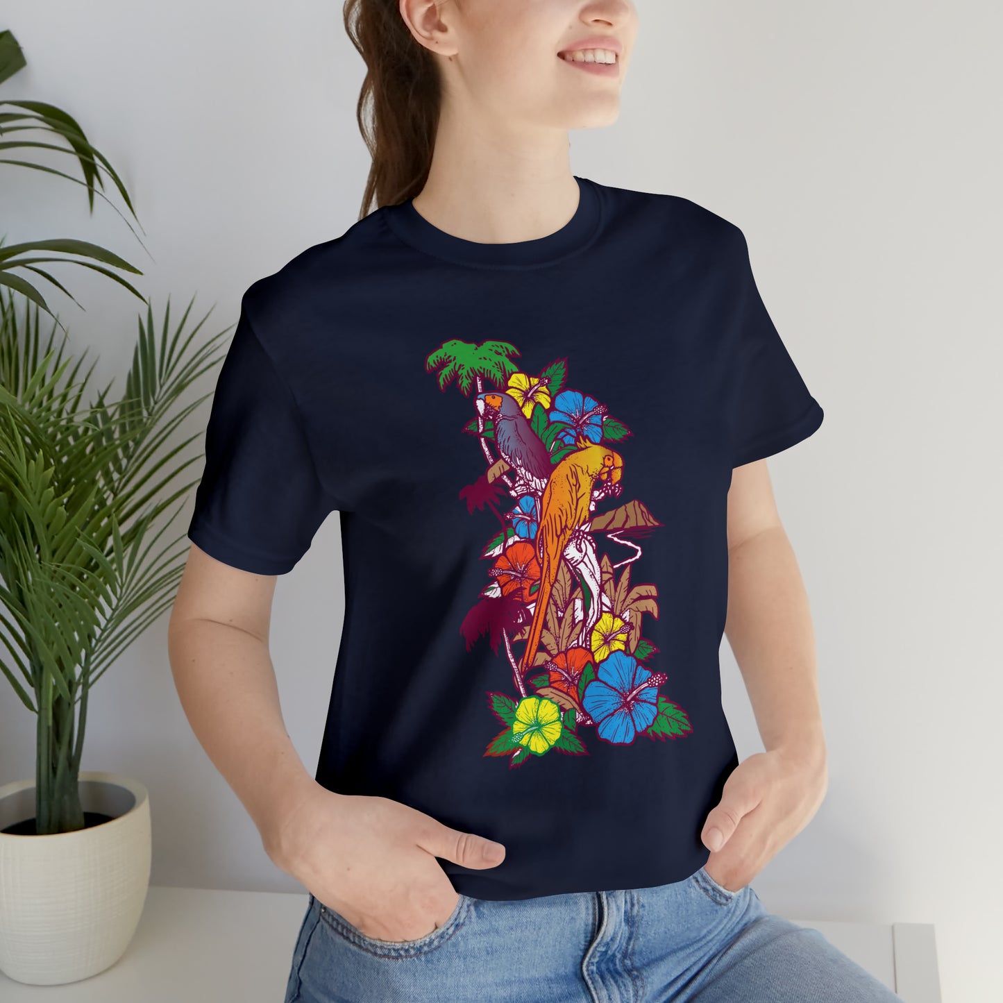 Parrot Jungle Floral T-Shirt