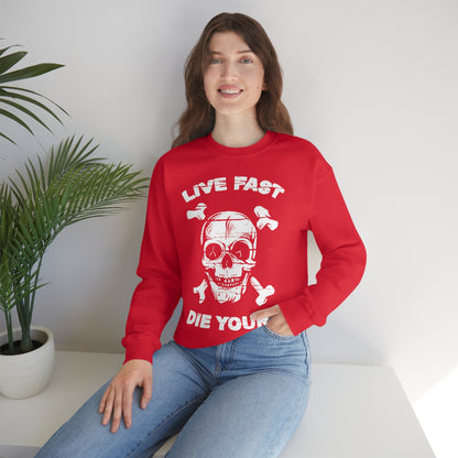 Live Fast Die Young Crewneck Sweatshirt