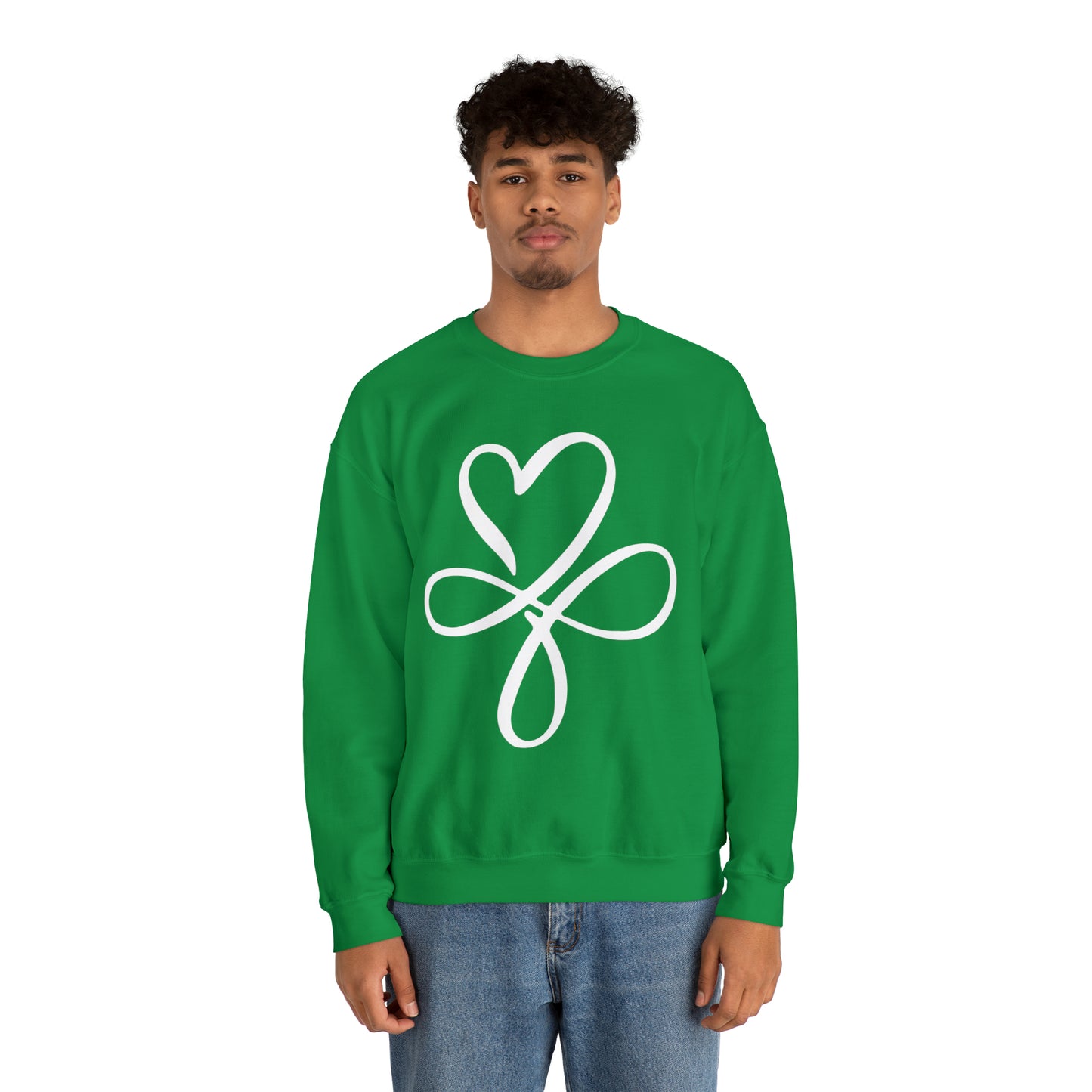 Heart symbol Love Infinity symbol Crewneck Sweatshirt