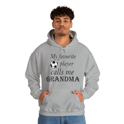 Grandma Favorite Soccer Player Hoodie