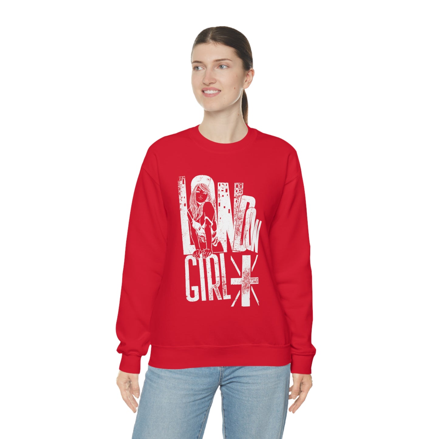 London Girl Crewneck Sweatshirt