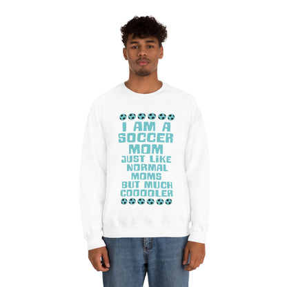 Cooler soccer mom Crewneck Sweatshirt