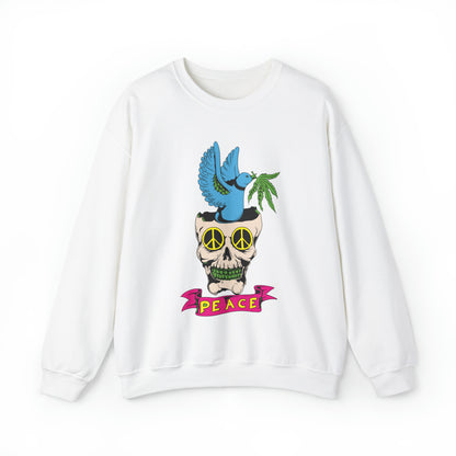 Peace Hippie Bird Crewneck Sweatshirt