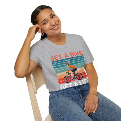 Get a bike and get a life vintage T-Shirt