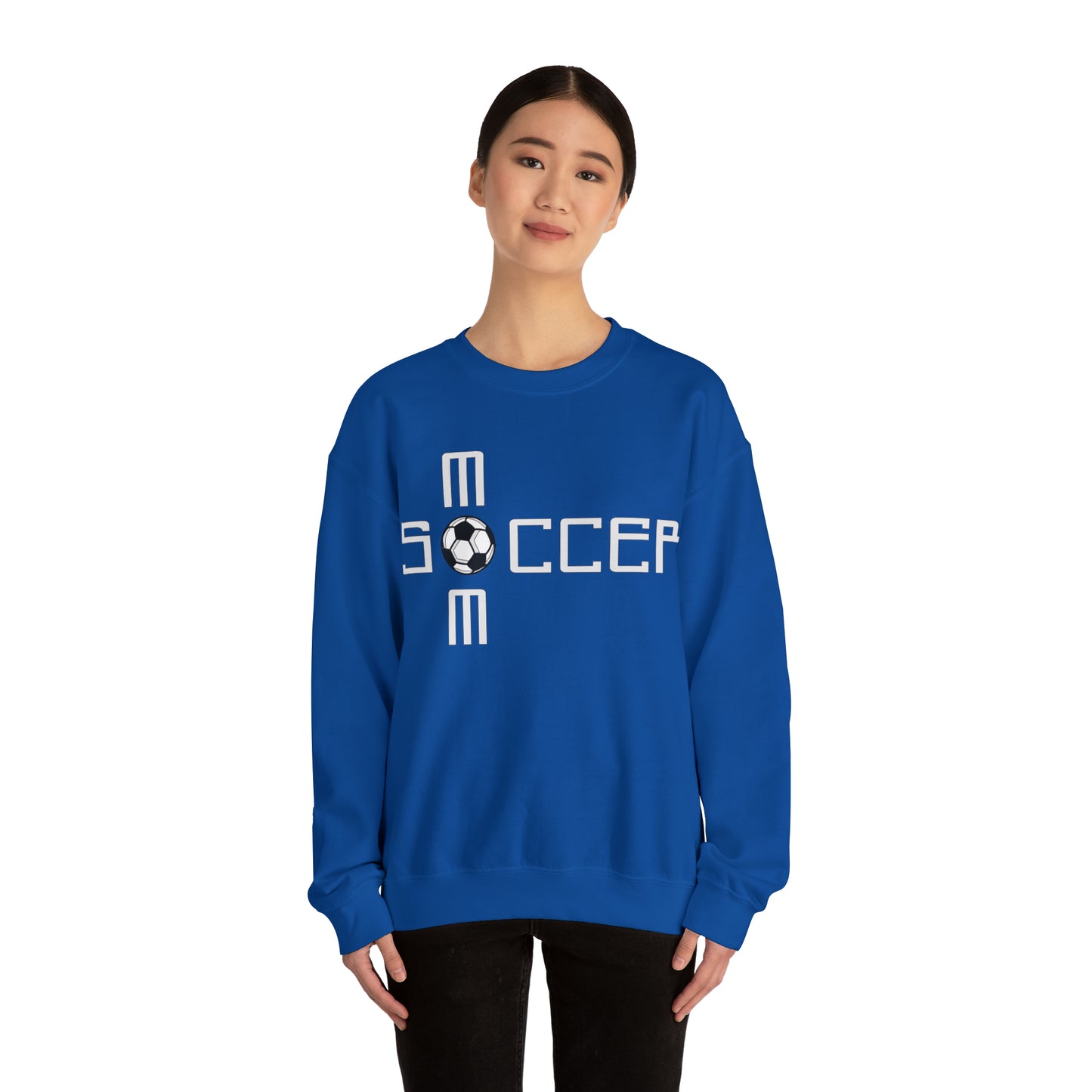 M o m Soccer Crewneck Sweatshirt