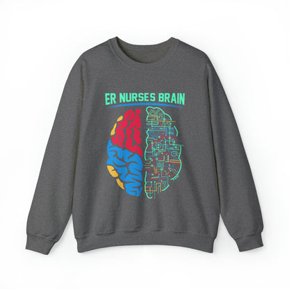 Nurses brain Crewneck Sweatshirt