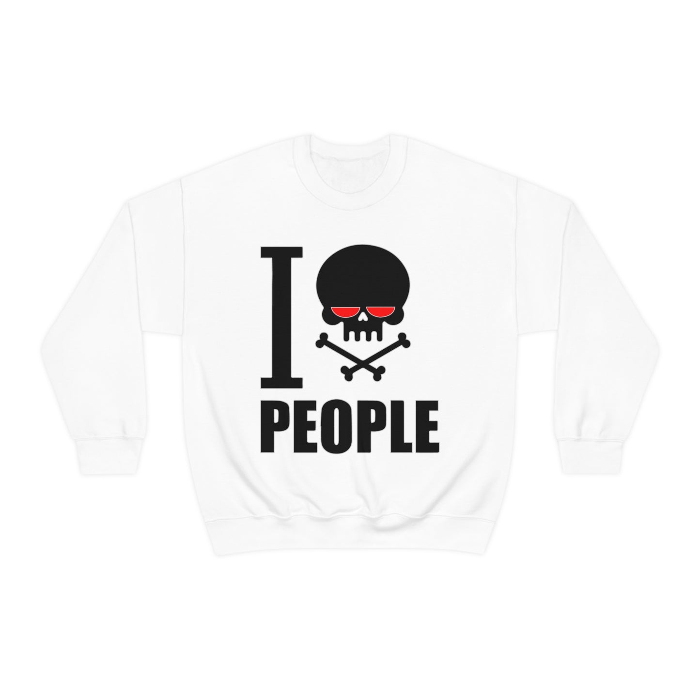 I hate people Crewneck Sweatshirt