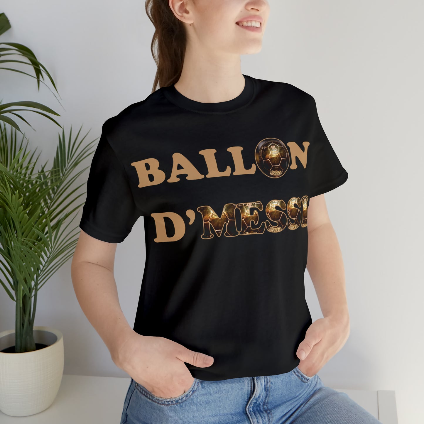 Ballon D'Messi Unisex Tee shirt