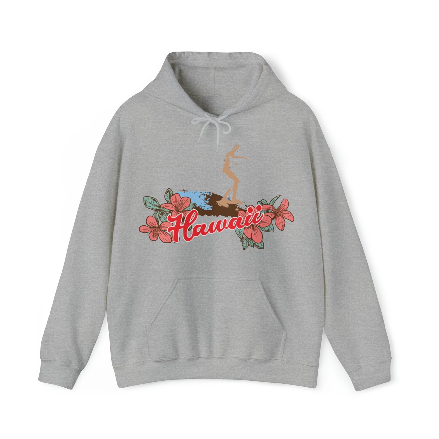 Hawaii Floral Surf Hoodie