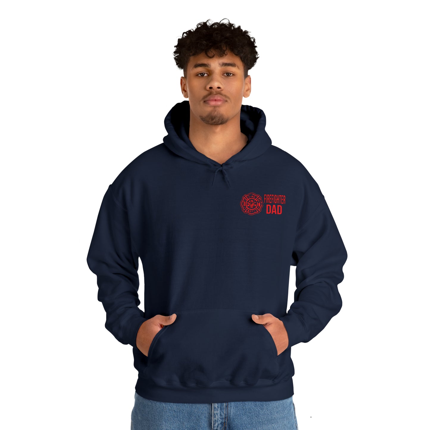 Firefighter Dad Hoodie