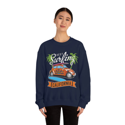 Best Surfing California Buggy Crewneck Sweatshirt