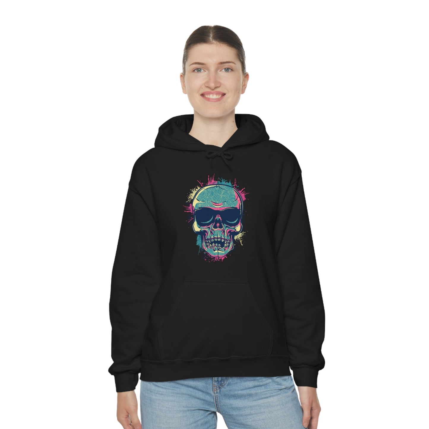 South Beach Skull Hoodie