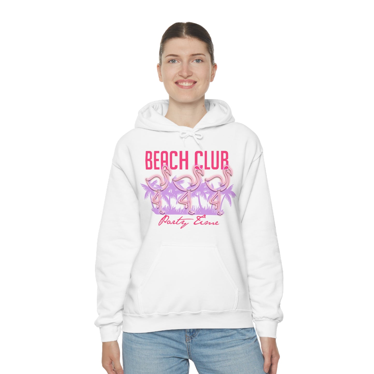 Beach Club Party Time Hoodie