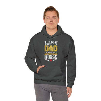 The best kind of dad raises a nurse Hoodie