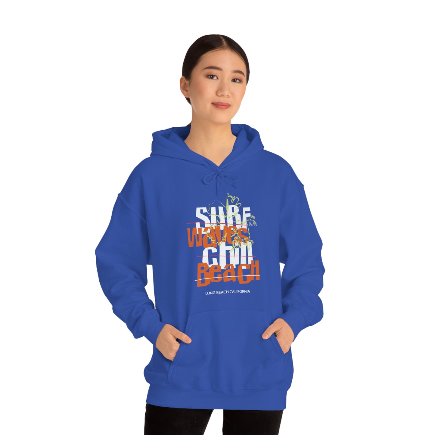 Surf Waves Chill Beach Hoodie