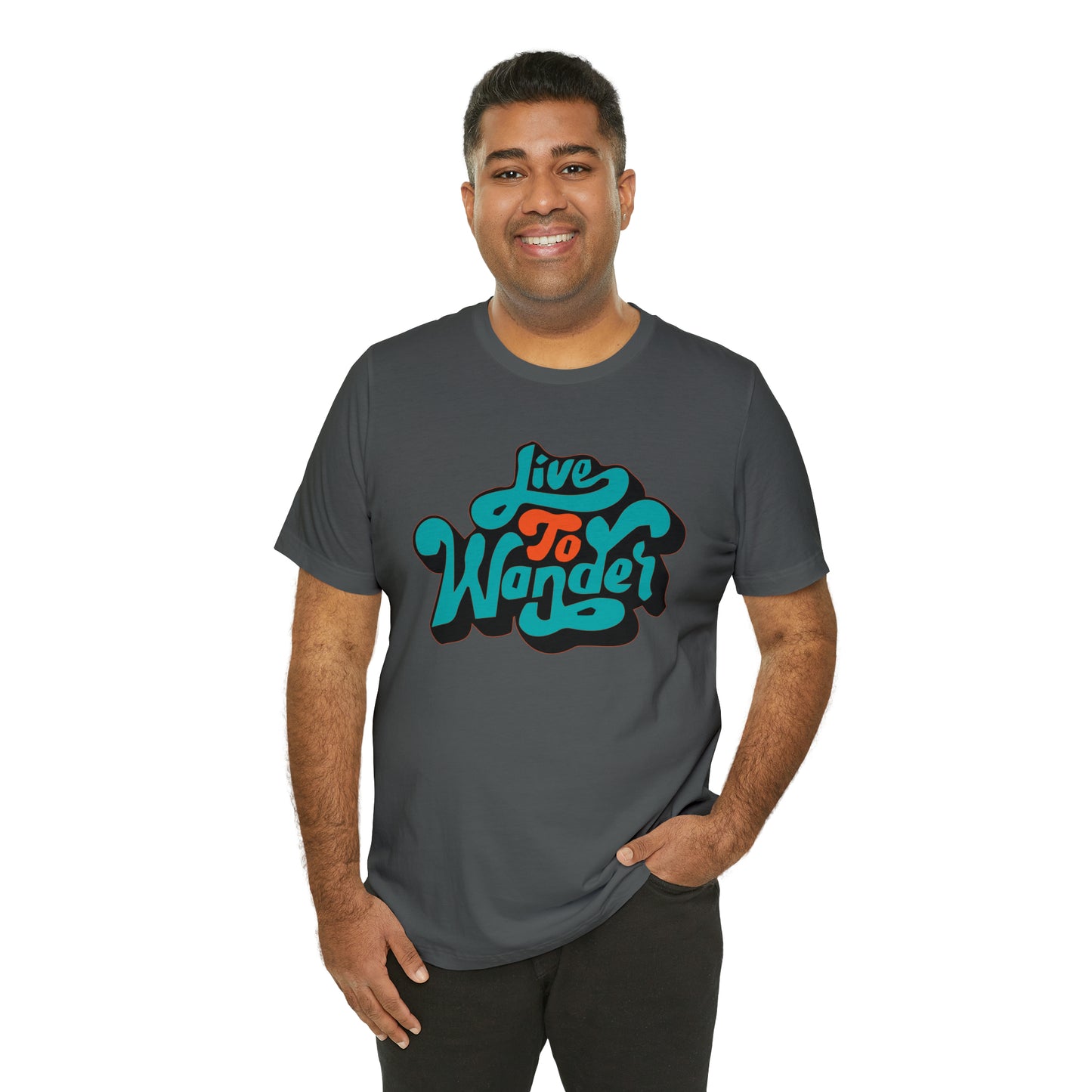 Live to wonder vintage Unisex Tee Shirt