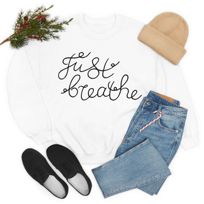 Just Breathe Crewneck Sweatshirt