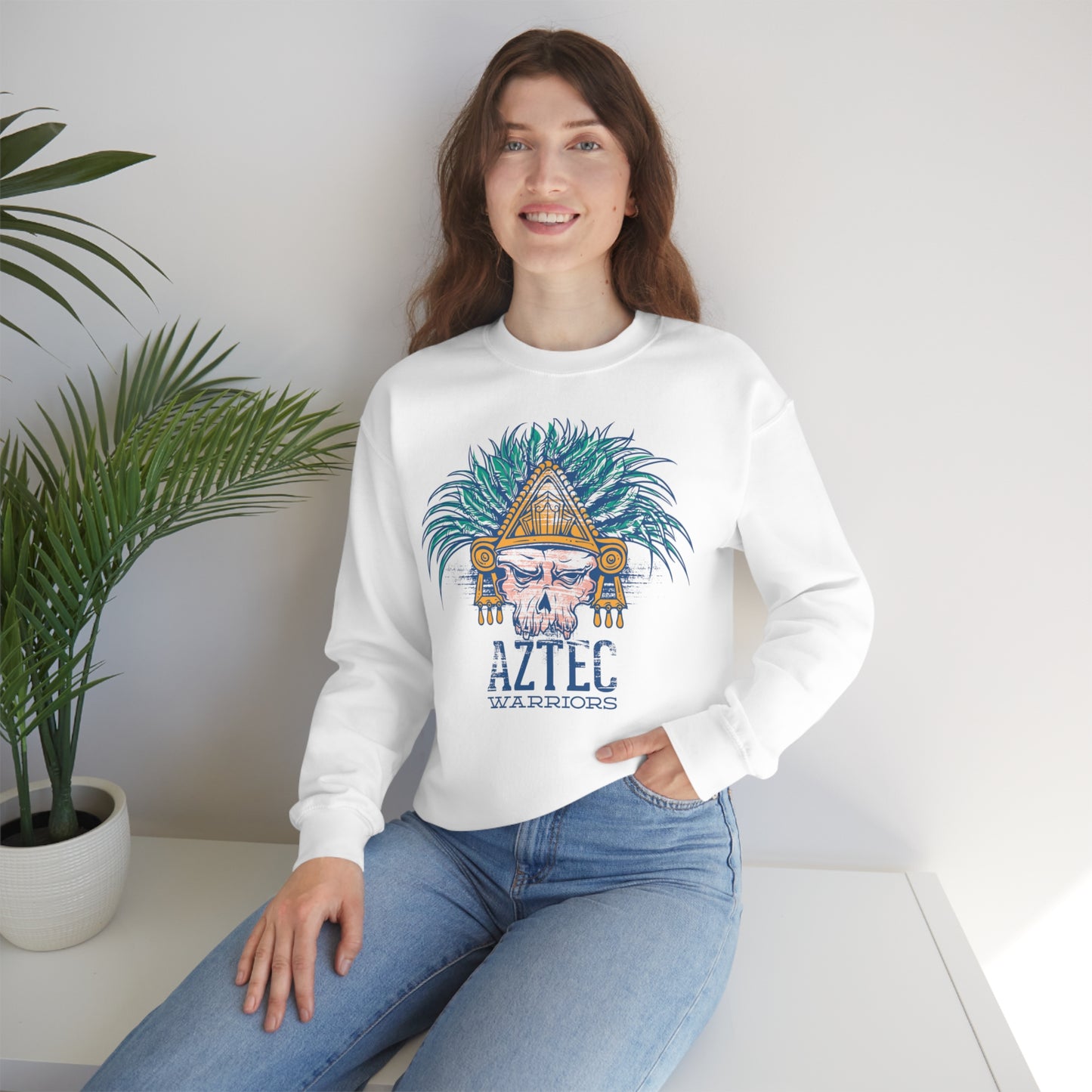 Aztec Warrior Crewneck Sweatshirt