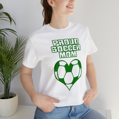 Proud -soccer-mom Heart T-Shirt