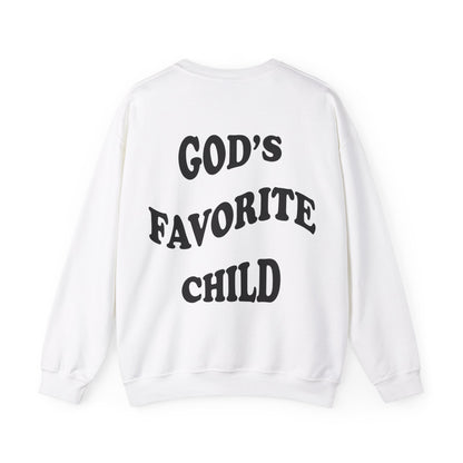 God's favorite child  Crewneck Sweatshirt