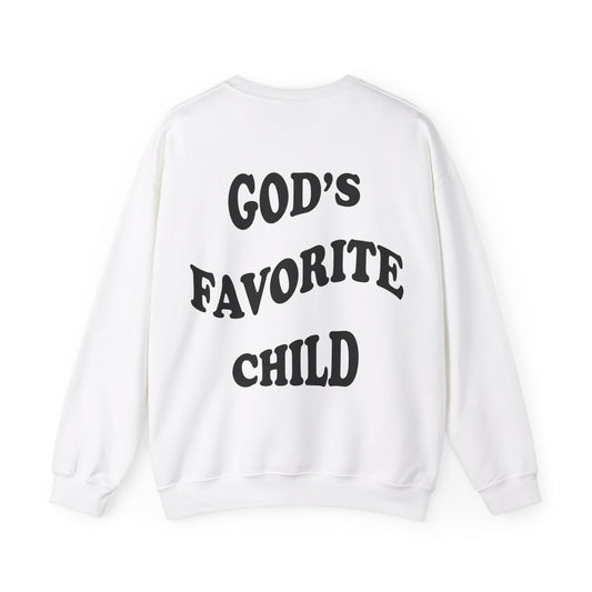 God's favorite child  Crewneck Sweatshirt