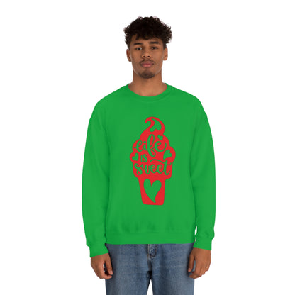 Life_is_sweet Crewneck Sweatshirt