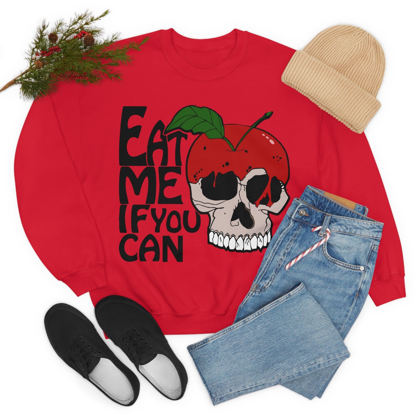 Eat me if you can Crewneck Sweatshirt