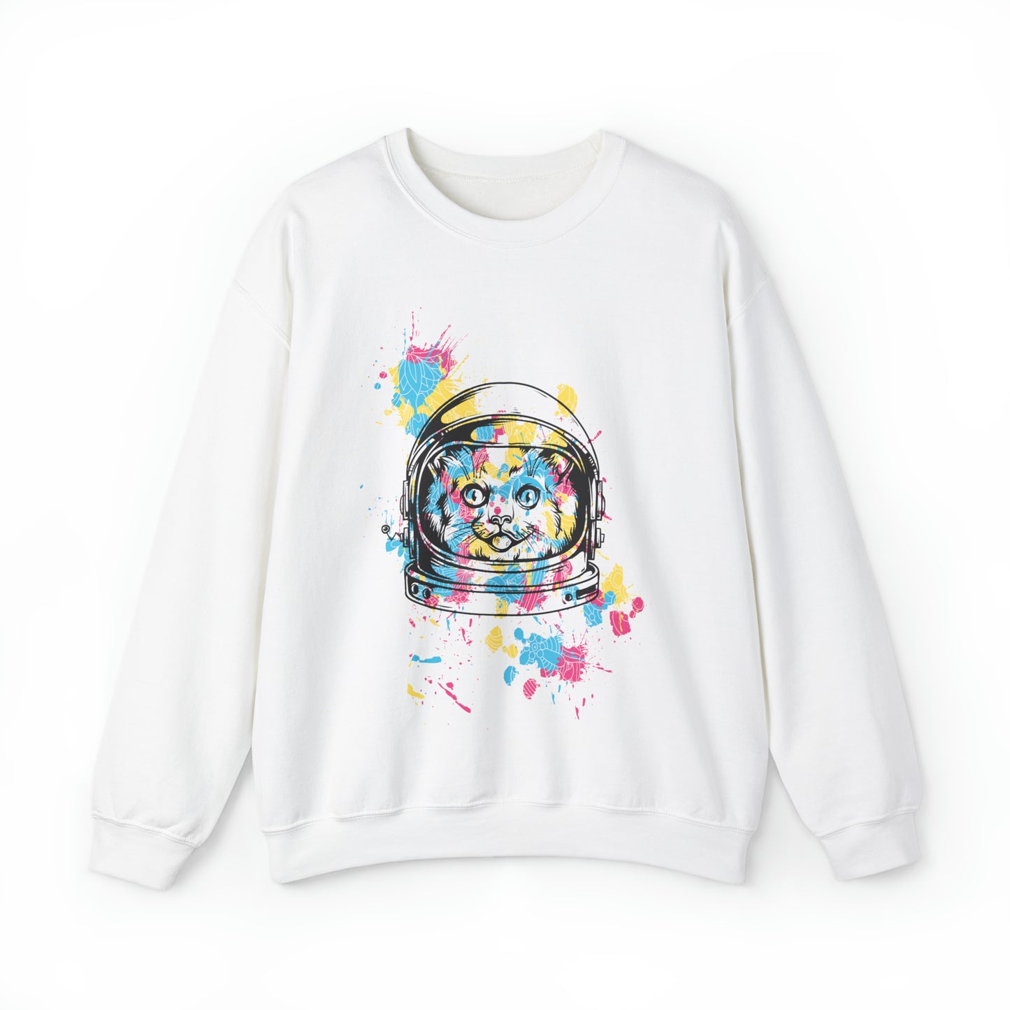 Astronaut Cat Crewneck Sweatshirt