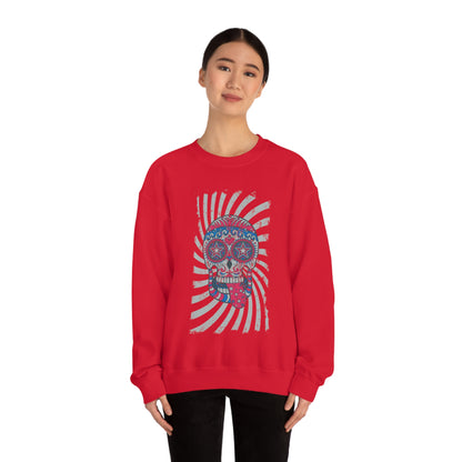 Hippie Skull Crewneck Sweatshirt