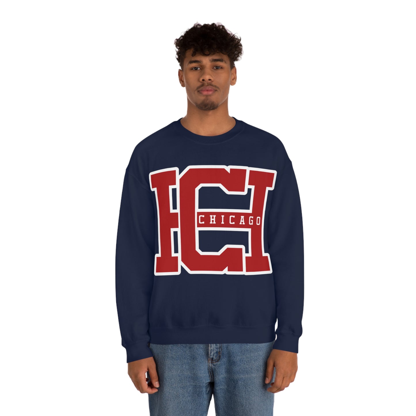 Chicago Tee Crewneck Sweatshirt