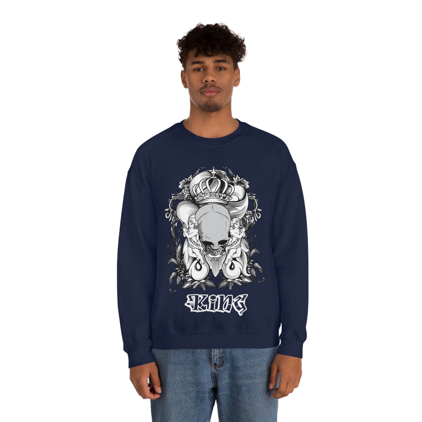 King Skully Crewneck Sweatshirt