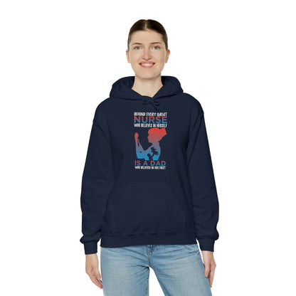 Dad believes in a daughter nurse Hoodie