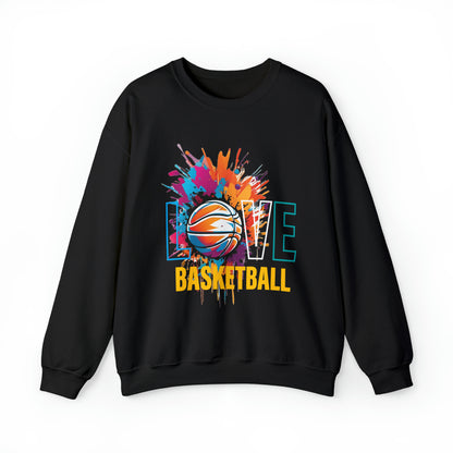 Love basketball Crewneck Sweatshirt